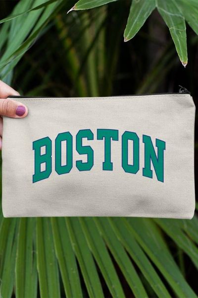 

angemiel clutch blue boston portfolio hand makeup bag, Silver
