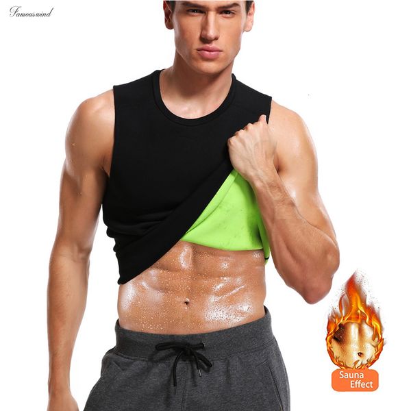 

mens neoprene shaper slimming vest fur body sauna sweat women thermal waist trainer cincher tank firm, Black;white