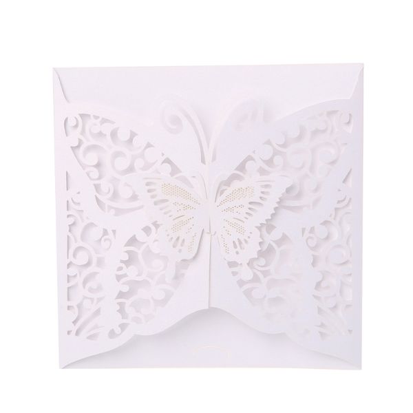 

10pcs wedding invitation cards kits with envelopes seals personalized printing h55e