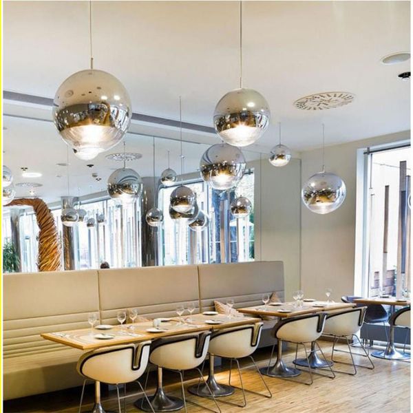 

nordic glass globe pendant lights gold sliver hanglamp led light fixtures for living room kitchen fixture ball pendant lamps