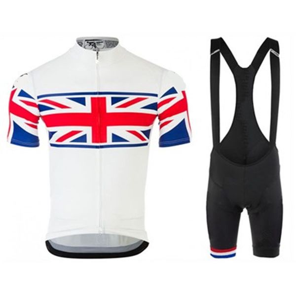 

uk england team men cycling jersey summer short sleeves set mtb bike bicycle riding outdoor suit bib kits clothes clothing, Black;red