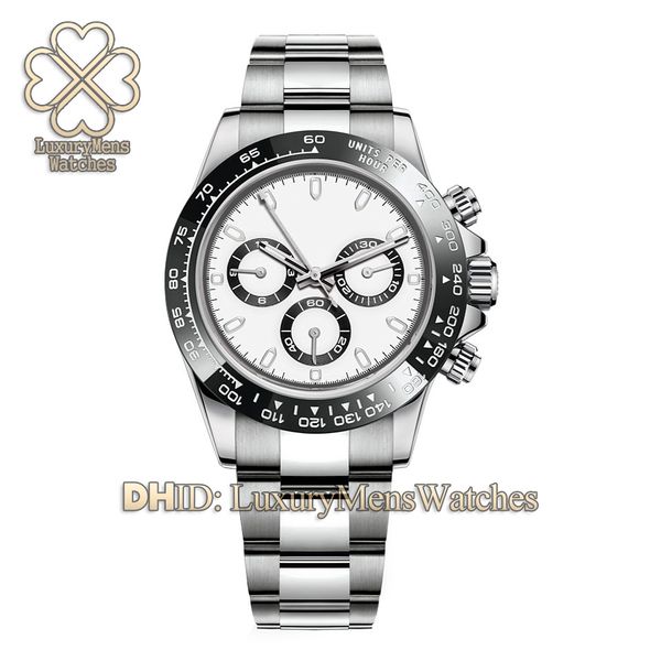 

19 style luxury mens watches 40mm 116520 116509 116500ln 316l steel adustable folding buckle automatic watch montre de luxe, Slivery;brown