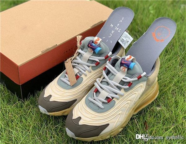 

2020 travis scott air authentic 270 react cactus trails maxs running shoes men women cactus jack light cream dark hazel sports