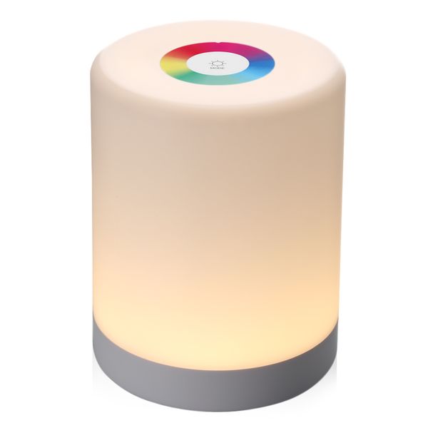 

Smart Rechargeable LED Touch Control Night Light Induction Dimmer Intelligent Bedside Portable Lamp Dimmable RGB Color Change