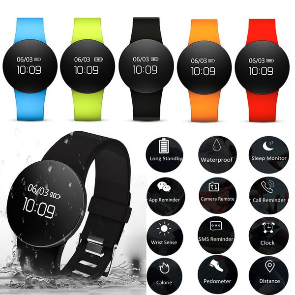 

tlwd3 smart watch sports bracelet sleep monitoring health waterproof step smart sport watch waterproof fitness wristwatch, Slivery;brown