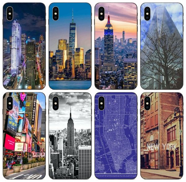 

[tongtrade] nyc new york cities case for iphone x xr xs 11 pro max 8 7 6s 5s plus galaxy a6 a60 a6s huawei y3ii y5ii y6ii redmi 7 7a 3s case