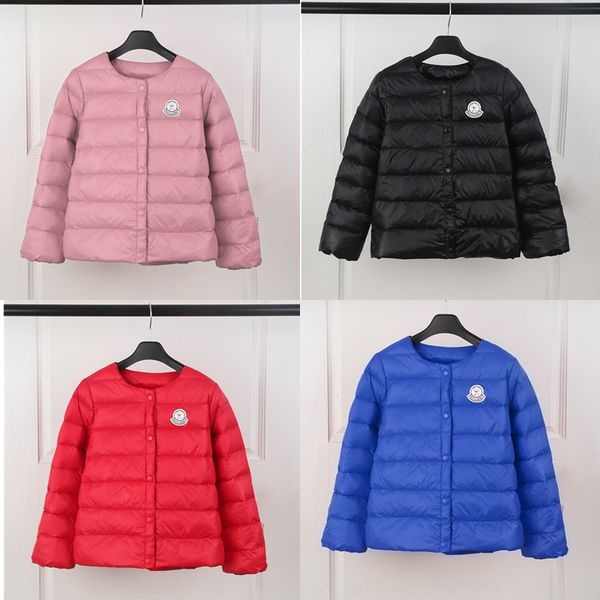 

children light clothing men women children's baby in the big jacket coat down jacket short down feather liner coat, Blue;gray