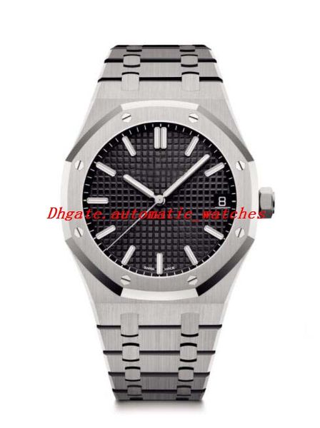 

5 style luxury watch mens 15500or.oo.d002cr.01 41mm automatic stainless steel bracelet fashion men's watches wristwatch, Slivery;brown