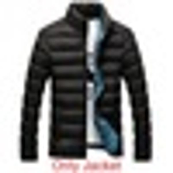 

men autumn winter slim fit long sleeve outwear mandarin collar jacket windbreaker fashion jackets, Black