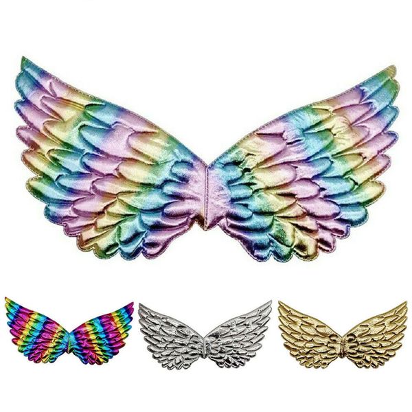 

Rainbow Fairy Feather Angel Wings Birthday Party Halloween Decoration Adult Kid Fancy Dress Costume Props