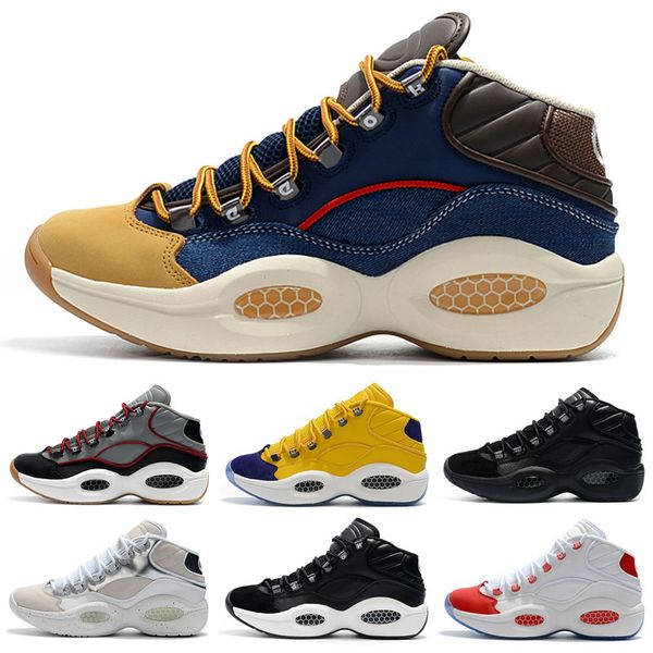 

clasical question 1 mid unc nugget og retro allen ezail iverson shoes i the answer a.i basketball us size 7-12