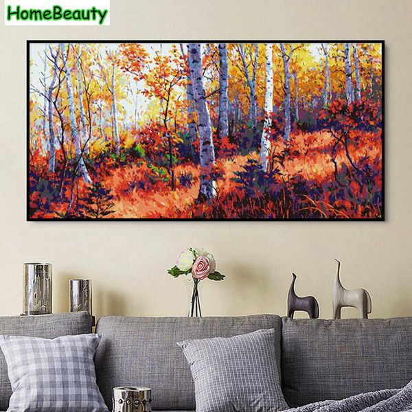 

home beauty 50*100 diy oil picture by numbers modular canvas painting coloring by number large picture for living room dy02