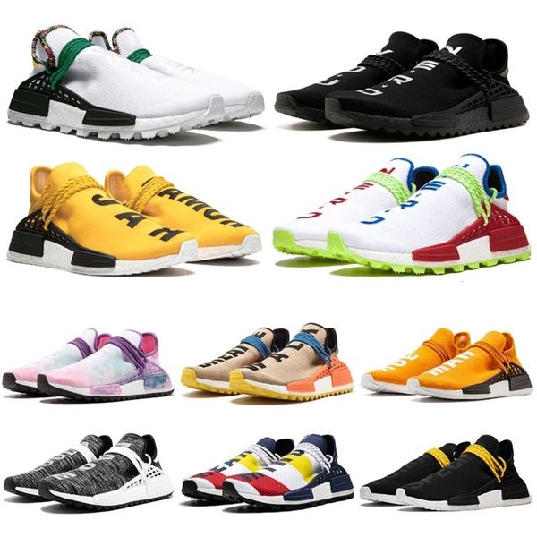 

inspiration yellow human race pw x hu trail solar pack nerd triple black white pale nude mens fashion sneakers womens trainers 36-47