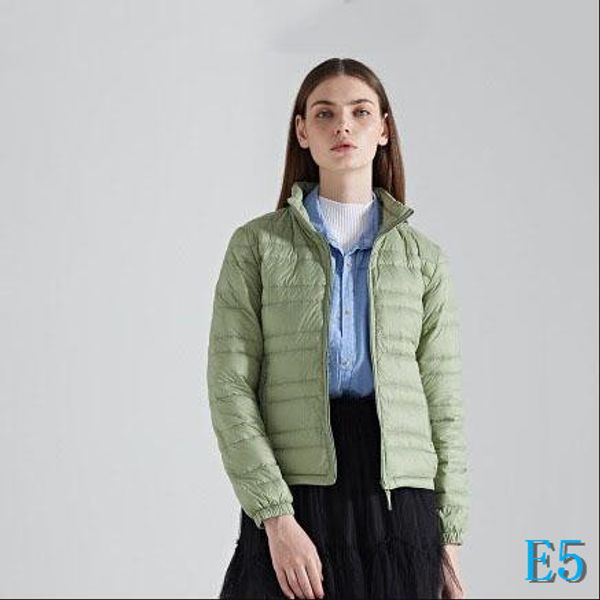 

womens designer down jacket fashion solid color fashion stylish long sleeve winter coat casual avtive girls clothes 8 colors asian size 1e5, Black