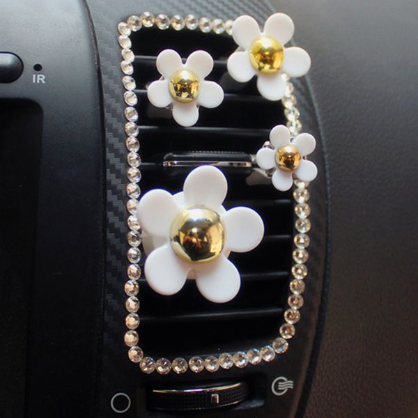 

car air vent freshener perfume filler replacement supplement solid interior fragrance cute daisy car air freshener clips