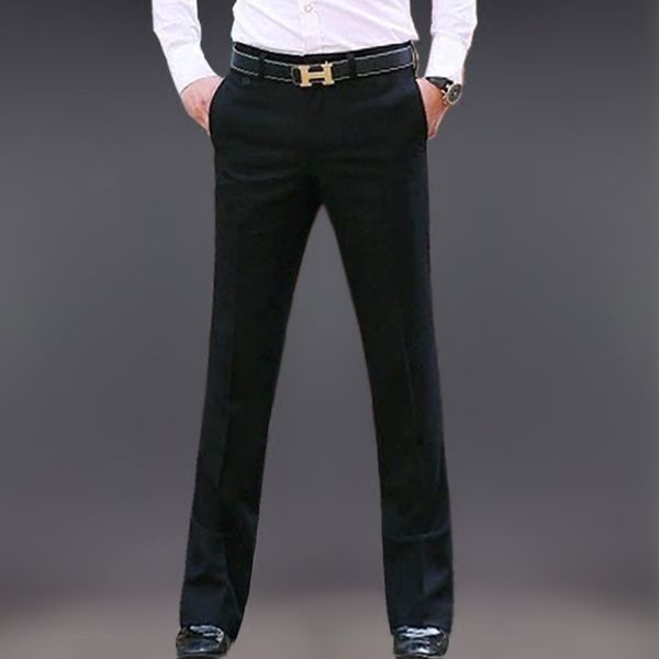 Compre Nuevo 2019 Pantalon De Traje Para Hombre Pantalon De Vestir