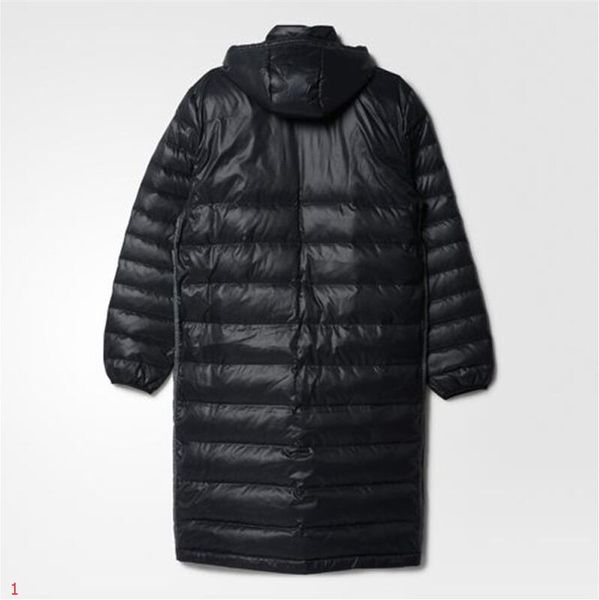 

mens parkas down jacket brand winter long simple black with hat luxury mens winter jackets parkas with letter designer down jackets #2