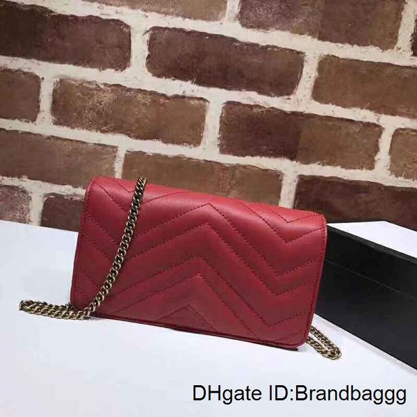 

2020 classic women love heart v wave pattern satchel chain bags key chain real leather crossbody shoulder bag purse messenger handbag