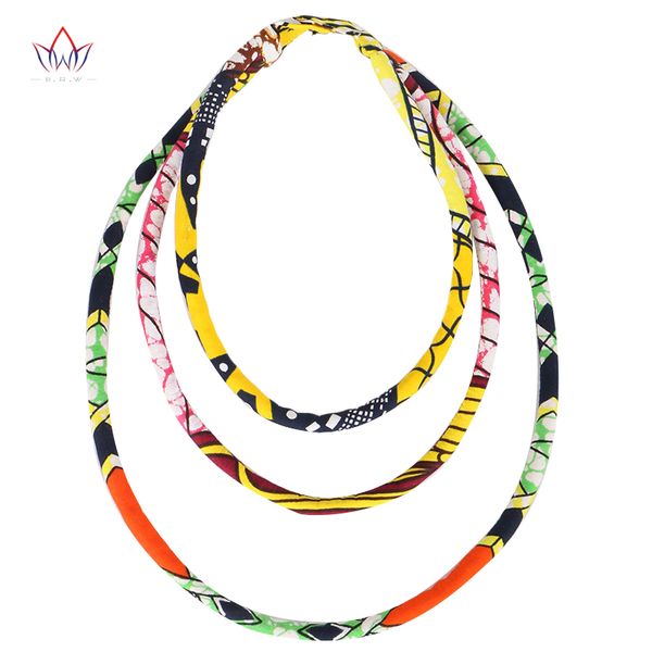 

2019 african kente print necklace anakara kente handmade jewelry dashiki bib necklace wyb53, Silver
