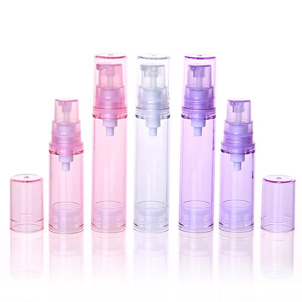 

5ml 10ml airless bottle vacuum as pump bottle lotion bottle used for cosmetic container fast shipping f2017217