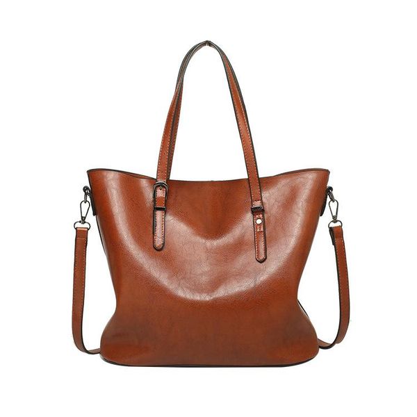 

designer-new women's bag 2020 oil tote bag fashion ladies shoulder slung ladies