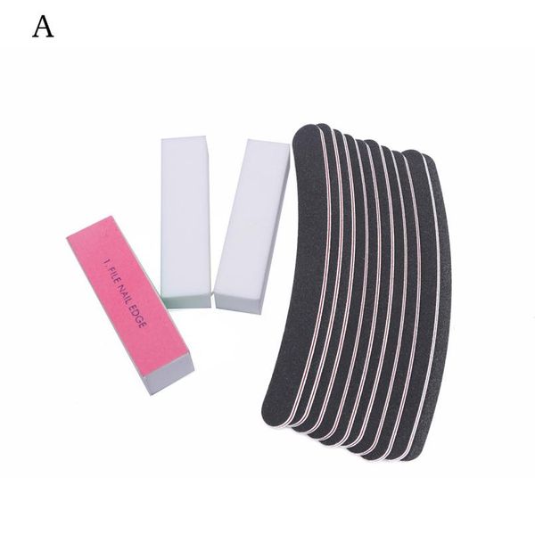 

13pcs nail set nail art sanding files buffer block manicure tools pedicure uv gel set 3jy17