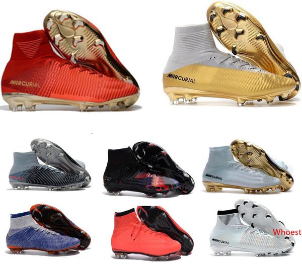 

new men mercurial superfly cr7 fg ag football boots cristiano ronaldo high neymar jr acc soccer shoes magista obra soccer cleats
