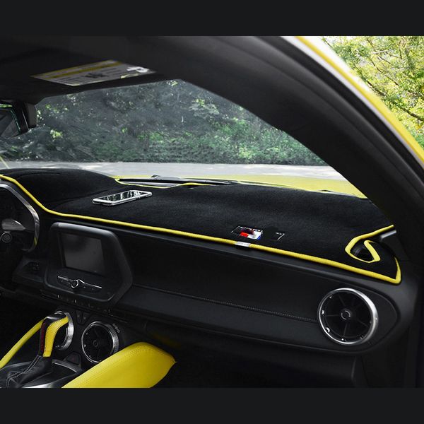 

qhcp interior dashboard cover dashmat dash mat pad sun shade dash board cover carpet for camaro 2016 2017
