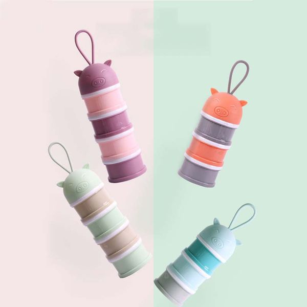 

detachable baby bottle storage box 480ml 4 layer 22cm essential cereal milk boxes portable toddle kid milk container