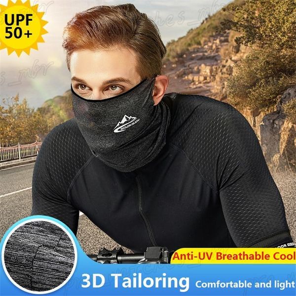 Spedizione DHL Maschera per la protezione solare in seta di ghiaccio Estate Maschere per ciclismo unisex Multifunzionale Sport all'aria aperta Antipolvere Sciarpa antivento FY4048