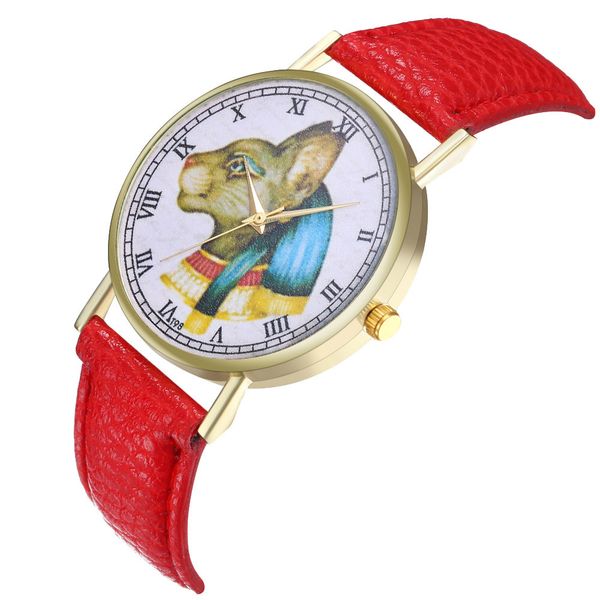 

womens vintage round alloy band wristwatch quartz analog wrist watch, Slivery;brown