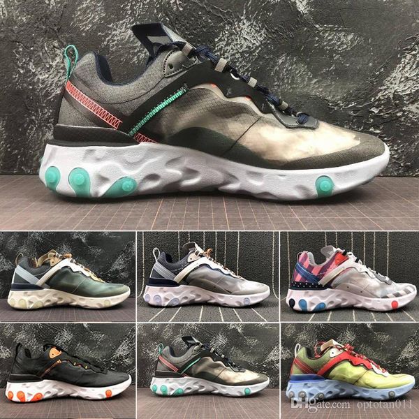 

2019 react element 87 volt 55 game royal проклеенные швы кроссовки для женщин, мужчин, 55-е годы blue chill trainer 87s sail спортивные крос