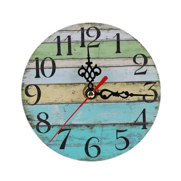 

diameter 12cm wall clocks home indoor decoration clock shabby chic retro clock room decor supplies antique decor