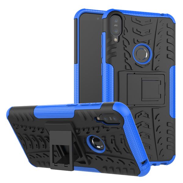 

for asus zenfone 5z 5 zs620kl zc600kl 4 max 3 laser go max pro plus m1 zb601kl case tpu+pc heavy duty hard cover holder stand