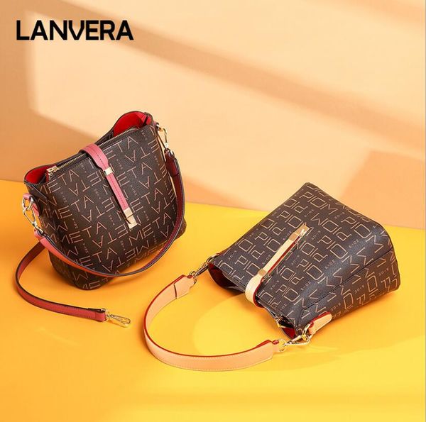 

2020 женская мода мода марка диагональ bucket bag старый цветок одно плечо сумка дизайнер женские сумки