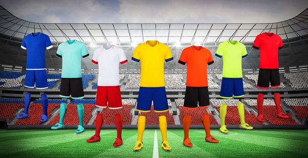 

wholesale customized men football uniforms mens kits sports clothes tracksuits discount boy football sets with shorts b16-022, Black;red