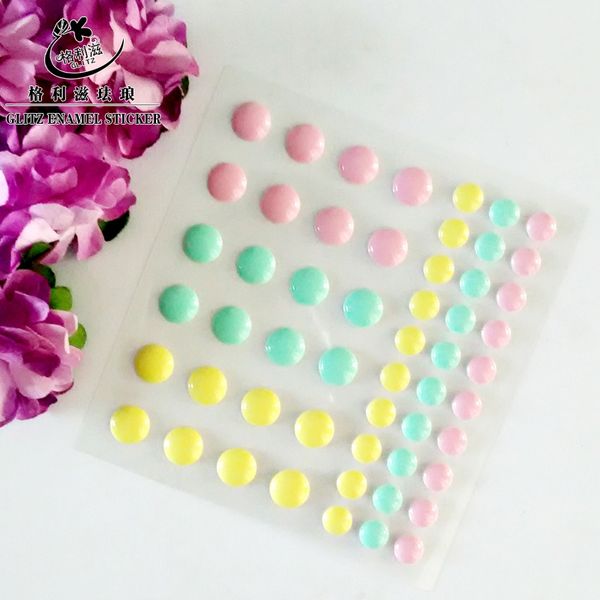 

сахар брызгает самоклеящаяся эмаль dots смола наклейка для скрапбукинг / diy ремесла / карты изготовление украшения другие декоративные накл