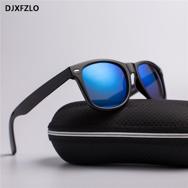 

djxfzlo new reflective vintage sunglasses men brand rivets designer sunglasses ladies fashion sun glasses oculos de sol