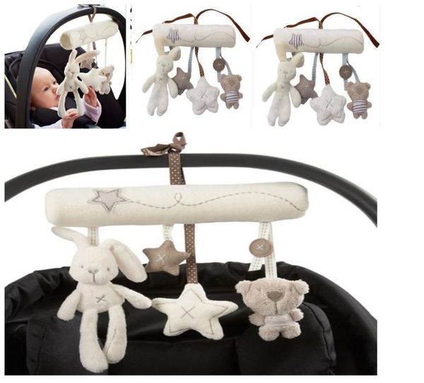 

car pendant for infant baby hanging activity plush toy sweet for safety chair stroller