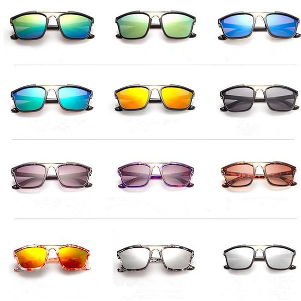 

fashion women & men dazzle color sunglasses pattern sun glasses anti-uv spectacle eyeglasses goggle sun glasses a, White;black
