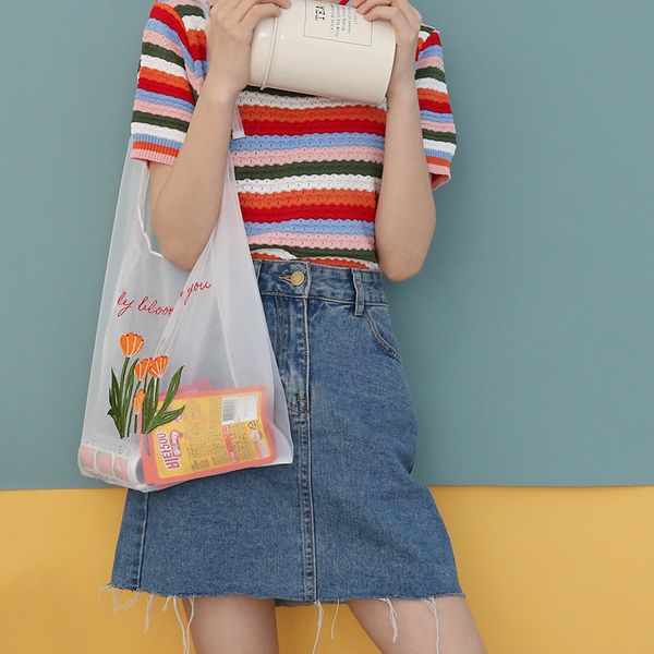 

summer shoulder bag seaside hawaiian style organza embroidered flowers plants shoulder bag casual messenger