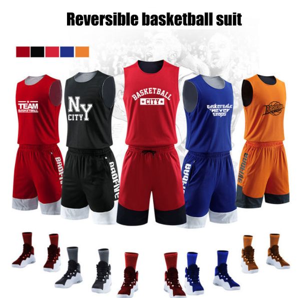 

Double ided ba ketball uniform port uit ba ketball uniform cu tom made double ided pocket quick drying and breathable o cool