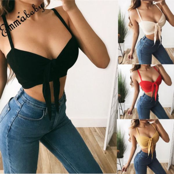 

summer women deep v neck vest camis casual blouse vest t-shirt sleeveless tank 4 colors, White