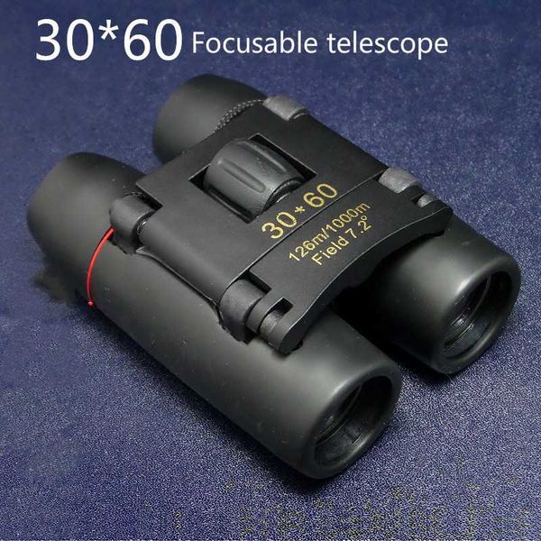 

2019 30 x 60 mini compact binocular telescope 126m to 1000m day and night vision foldable telescope