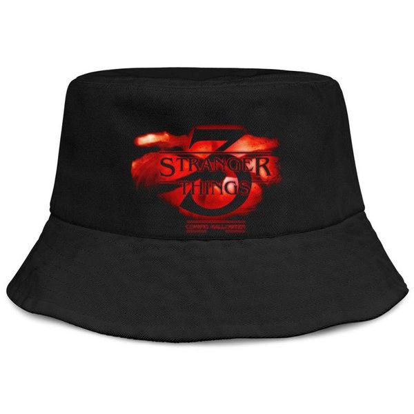 

stranger things halloween black women fisherman bucket sun hat cool design personalized fashion original bucket suncap, Blue;gray