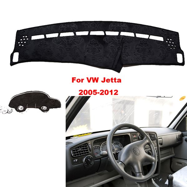 

car styling for volkswagen jetta 13-17 interior dashboard pad cover dash mat sticker anti-sun velvet instrument
