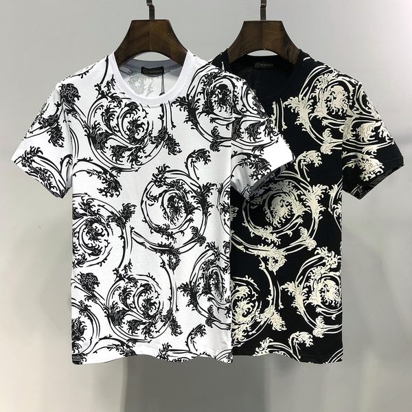 

mens versace мужские дизайнерские летние досуг спорт на открытом воздухе индивидуальные оригинальные чистый хлопок прилив мужской цвет подли, White;black