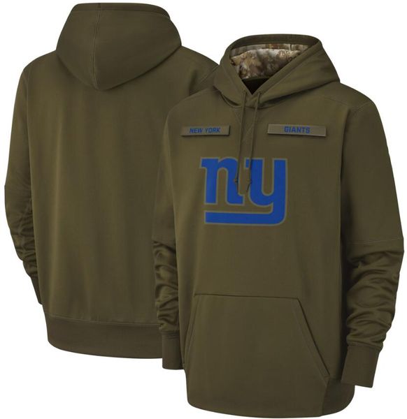 

2019 мужская нью-йорк толстовка салют для обслуживания боковой линии терма производительность пуловер толстовка оливковое для поклонников, Blue;black