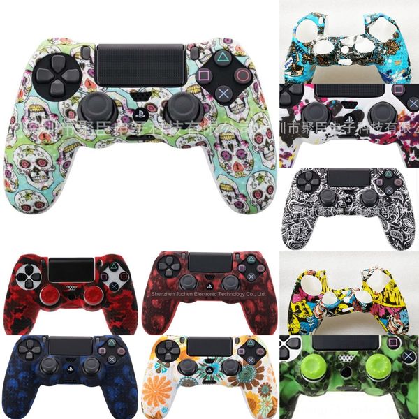 

8wnqy abkt-chrome controller skin housing shell case cover для sony playstation paint ps4 4
