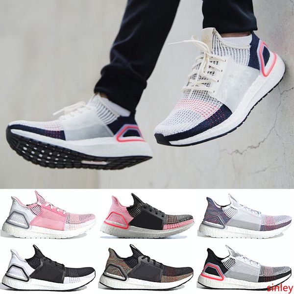 

2019 ultra running shoes for mens women oreo refract true pink clear brown dark pixel trainer sports sneakers 36-45